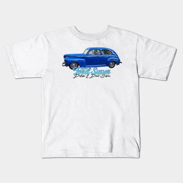 1941 Ford Super Deluxe 2 Door Sedan Kids T-Shirt by Gestalt Imagery